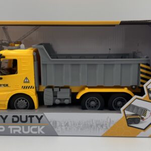 Duża Wywrotka Ciężarowa HEAVY DUTY DUMP TRUCK z Napędem Frykcyjnym, Dźwiękiem i Światłem