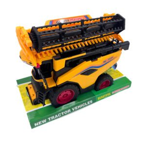 Interaktywny Kombajn Zbożowy Gravity Machine – Żółty Farm World