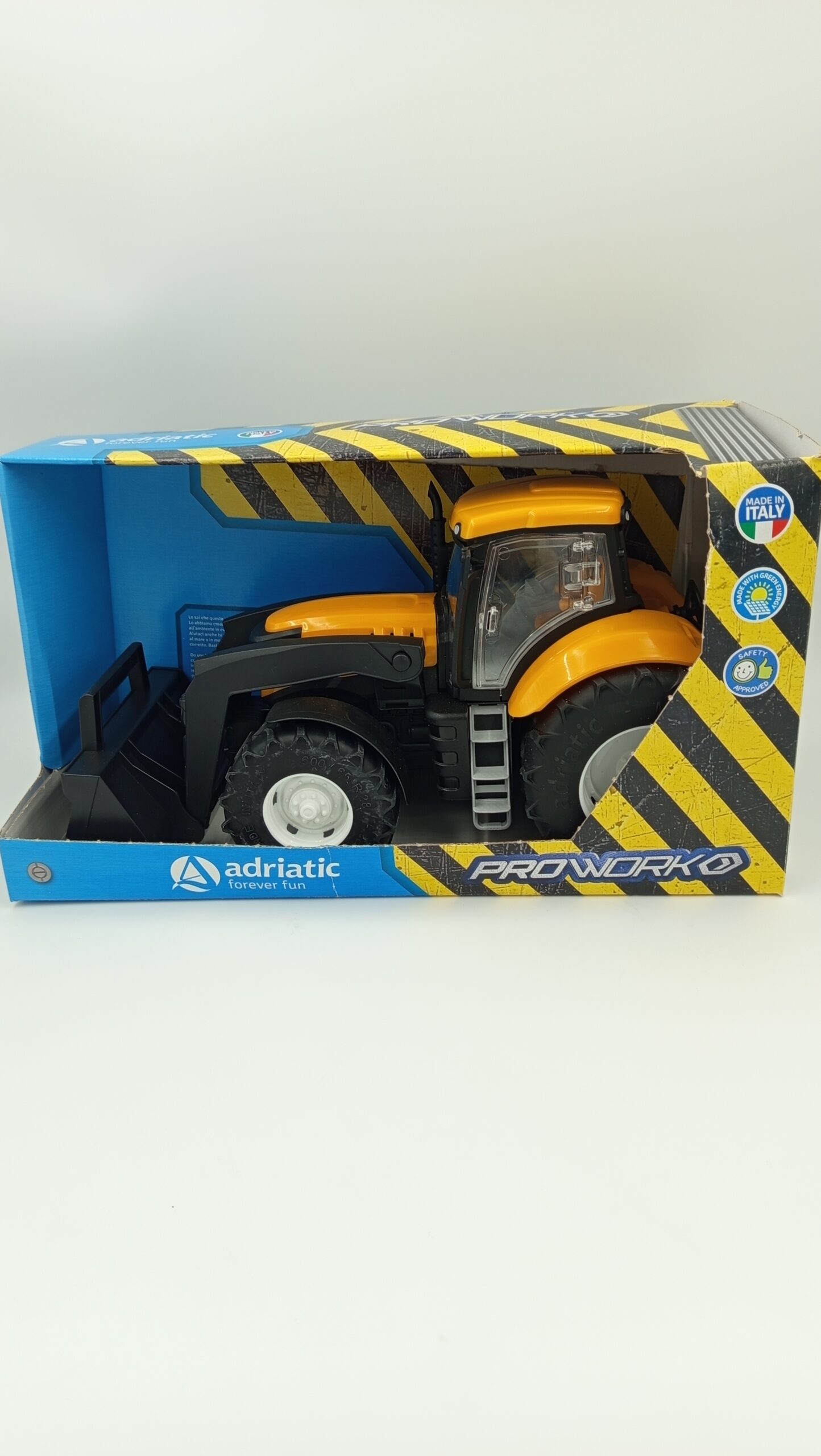Wielki Traktor z Ładowaczem Czołowym Maszyna Budowlana dla Dzieci Adriatic Pro Work