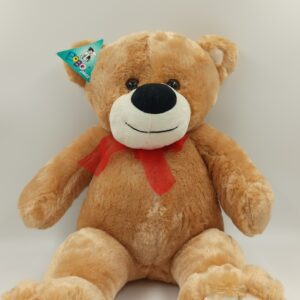 Maskotka Miś Pluszowy Teddy z Kokardką od BOBO – Przytulanka dla Dzieci od 3 lat – Raj75