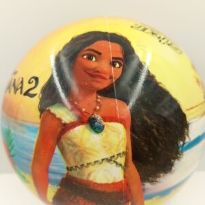 Piłka Gumowa Moana 2 Disney dla Dzieci – Żółta Piłka z Moaną dla Dziewczynek od 3 lat