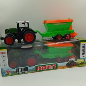 Traktor z Rozsiewaczem Gravity dla Dzieci, maszyna rolnicza od 3 lat