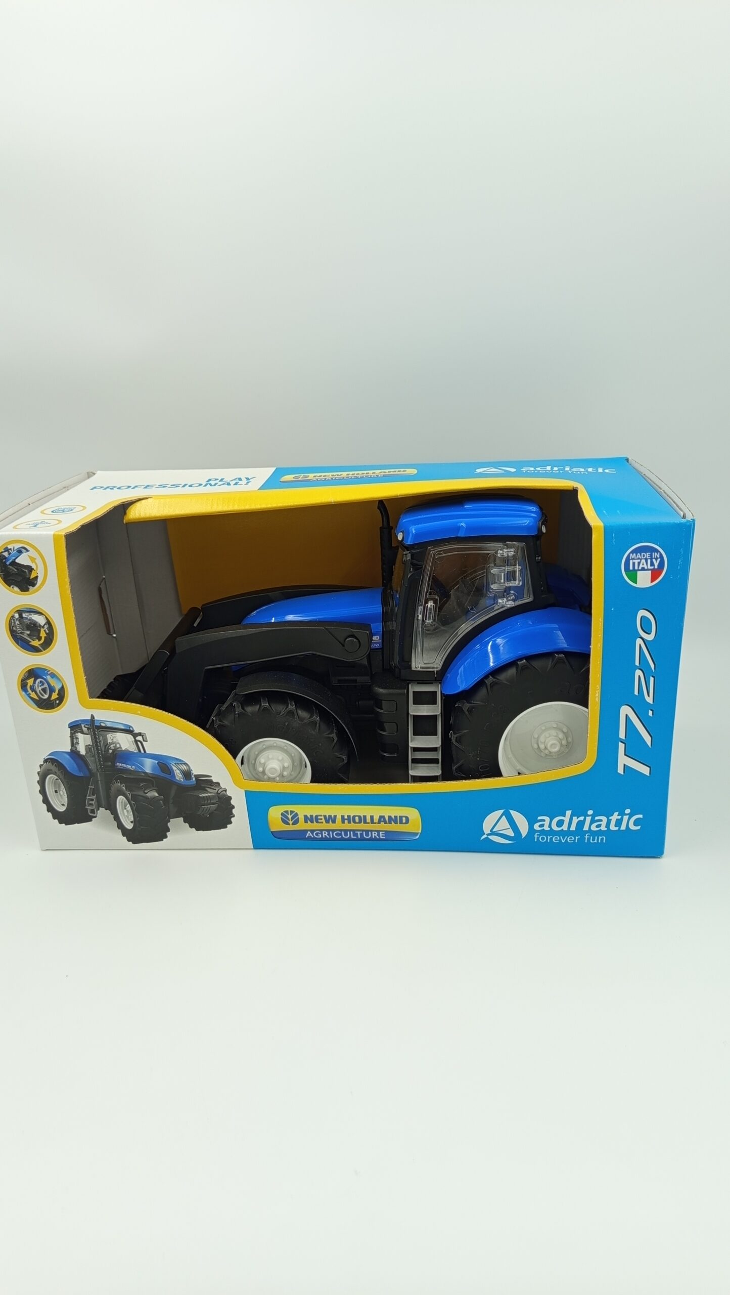 Traktor New Holland T7.270 duży model zabawkowy na gumowych kołach
