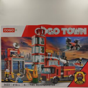 Klocki COGO Town 3622 Fire Headquarter — Komenda Straży Pożarnej – Raj38