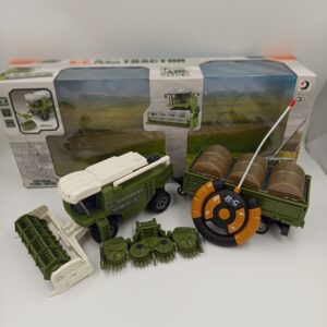 Kombajn na Pilota RC T5 Harvester z Przyczepą, Belami i 2 Hederami — Zboże i Kukurydza – Raj47