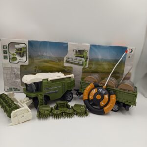 Kombajn na Pilota RC T5 Harvester z Przyczepą, Belami i 2 Hederami — Zboże i Kukurydza – Raj47