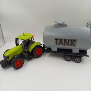 Zielony Traktor Zabawkowy z Cysterną dla Dzieci – Raj05