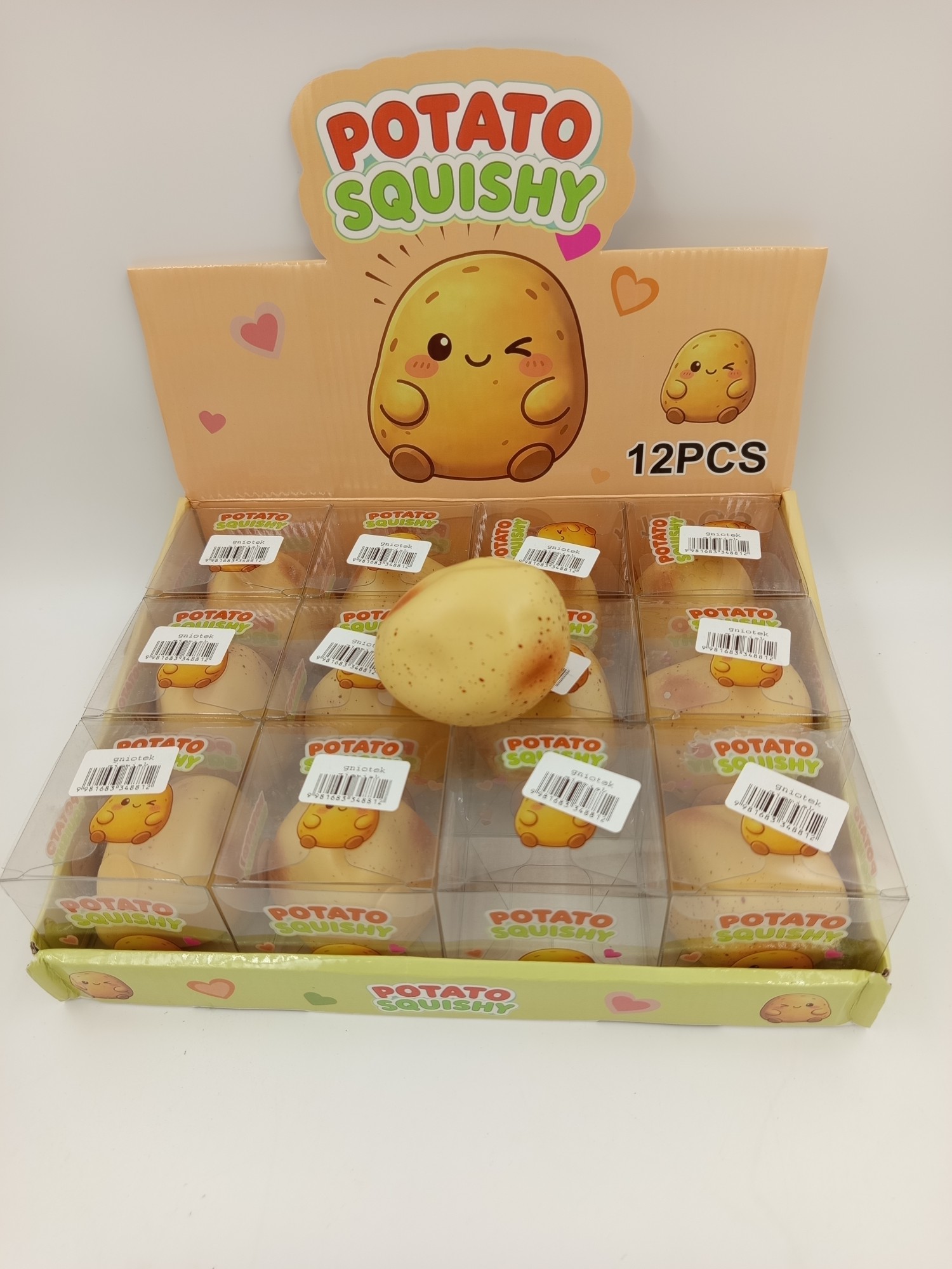 gniotek ziemniaczek Potato Squishy realistyczny ziemniak antystresowy