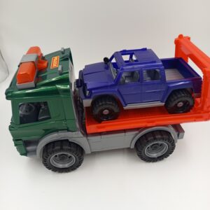 Laweta z Autem Pick-up Polesie – Duża Ciężarówka Pomoc Drogowa z Rampą dla Dzieci 3+ – Raj137
