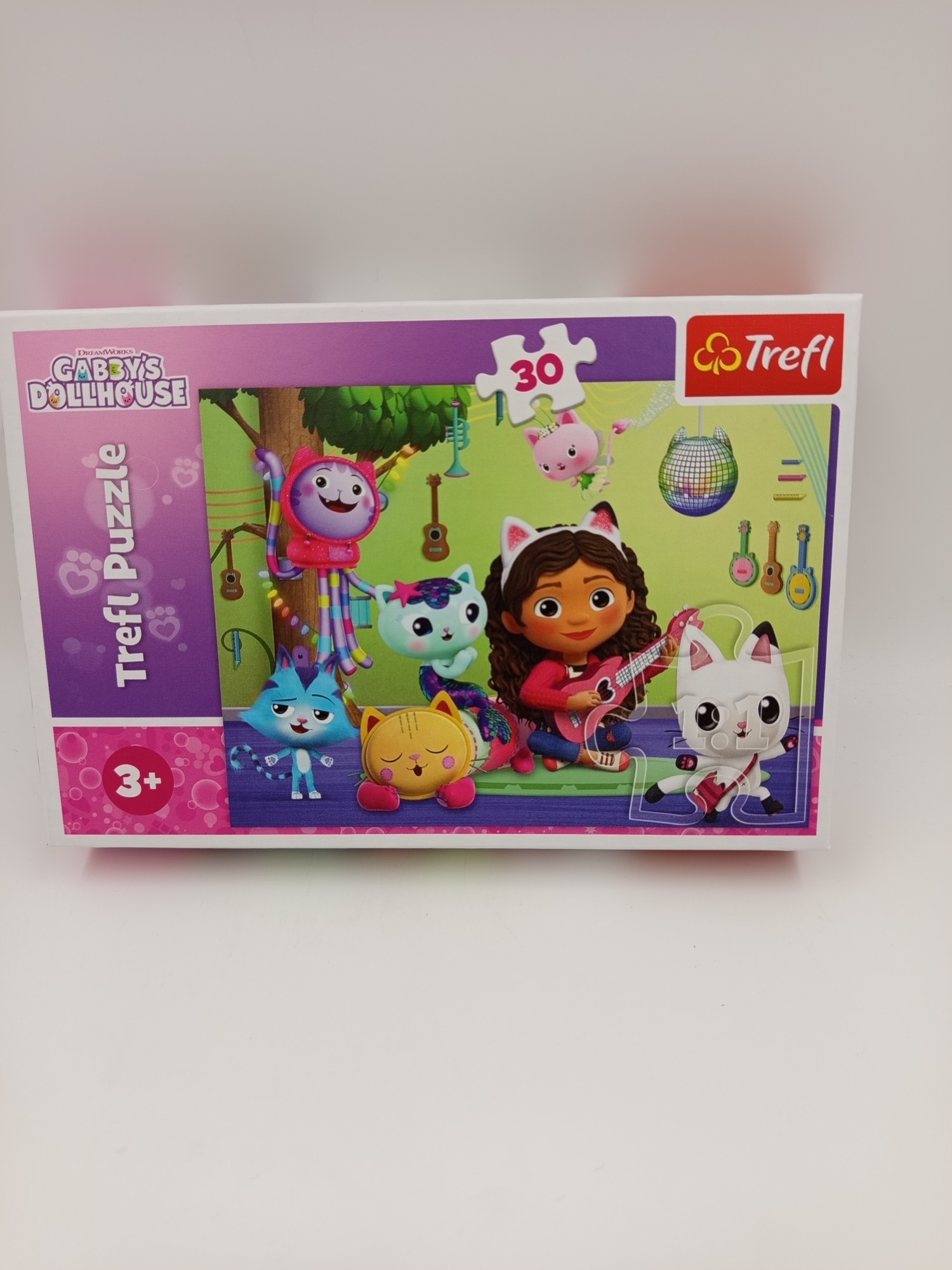puzzle Gabi Koci Domek Trefl 30 elementów – Gabi z gitarą i kotki