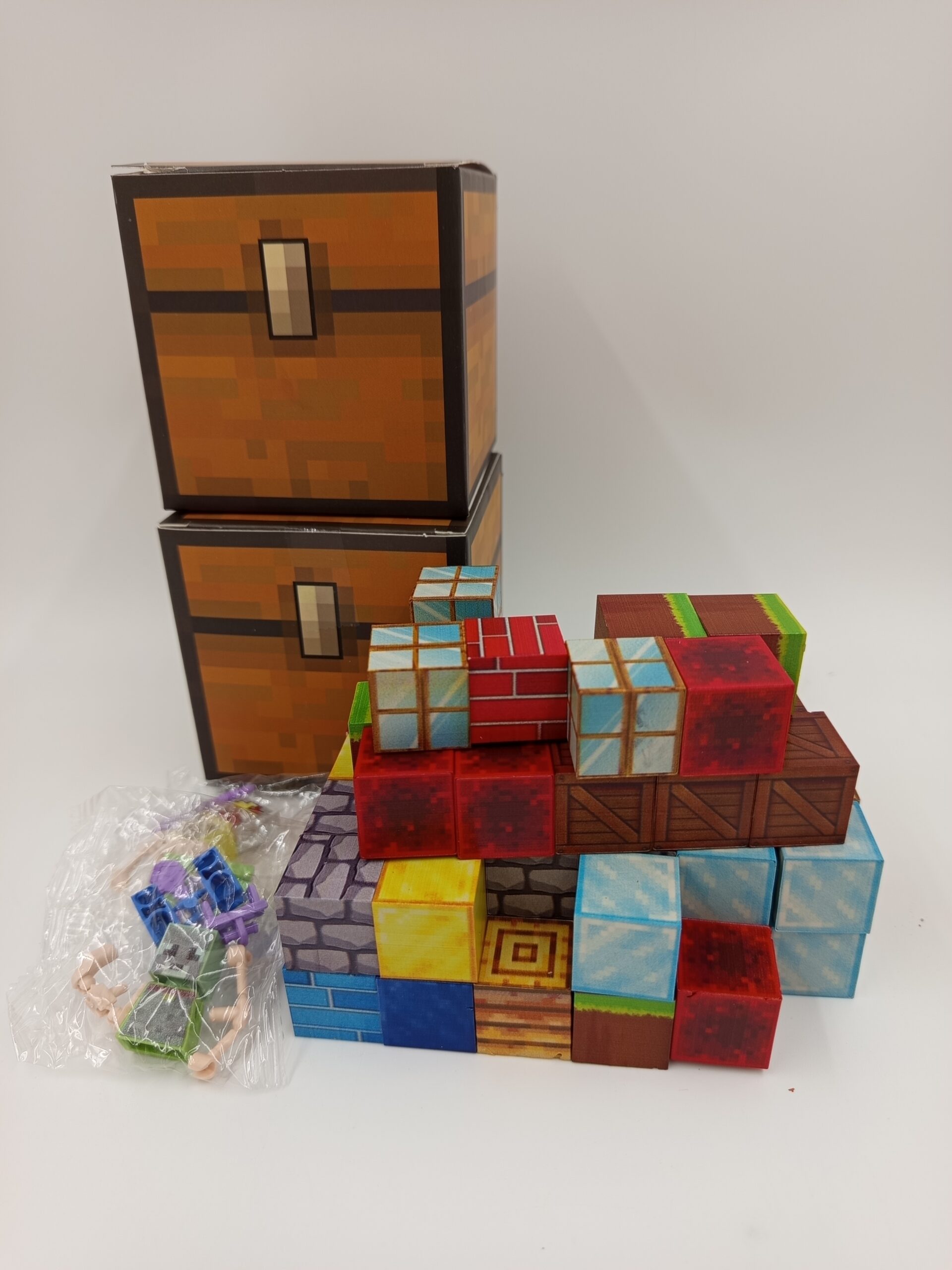 Klocki Minecraft z Figurkami Zestaw Budowlany – zabawka dla dzieci od 3 lat