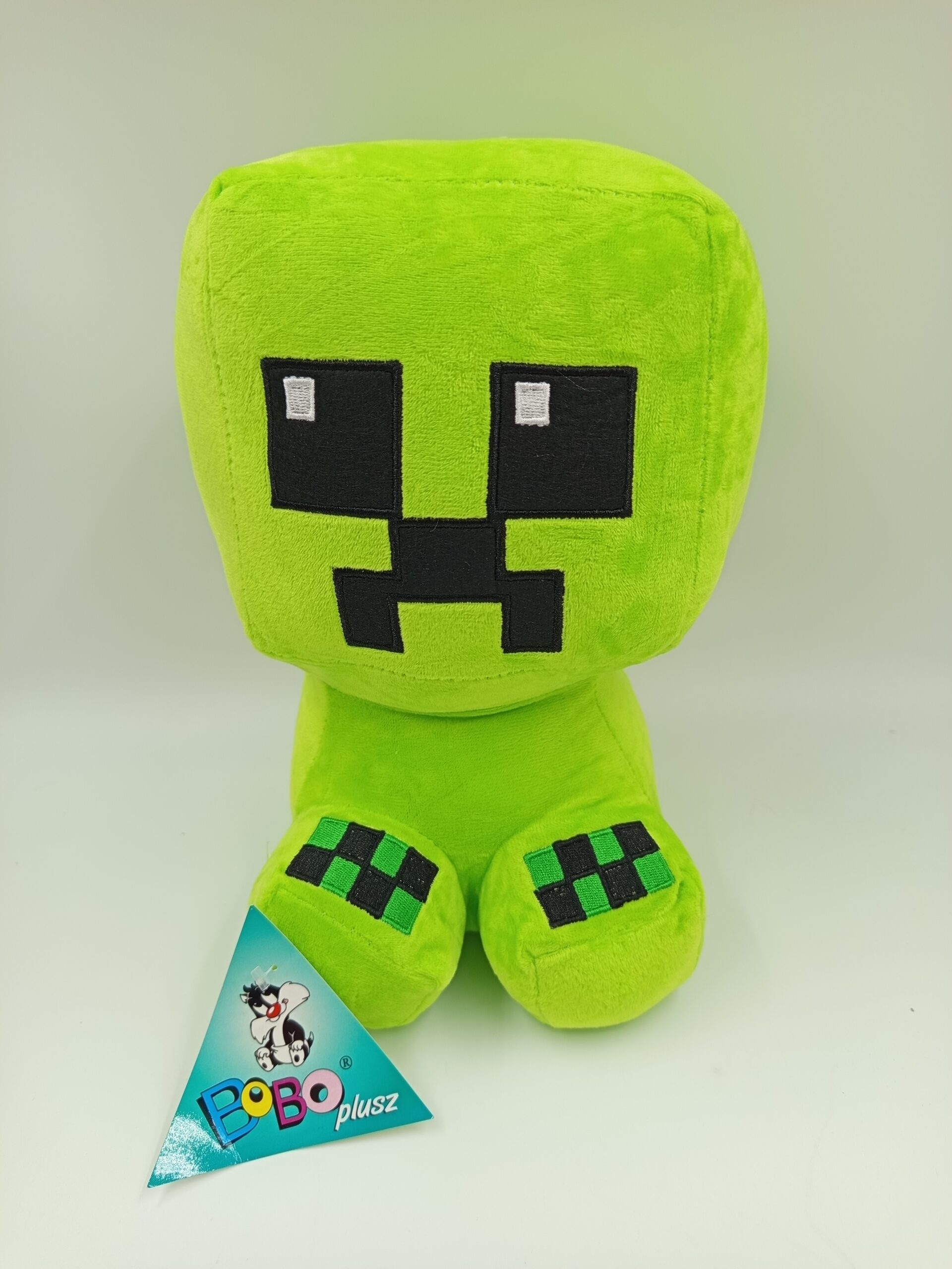 Olek Mały Pluszak Zielony BOBO – maskotka Minecraft Creeper dla dzieci
