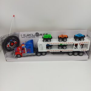 Tir z Lawetą RC Hercules i 6 Autkami – Zdalnie Sterowany – Zabawka 3+ – Raj92