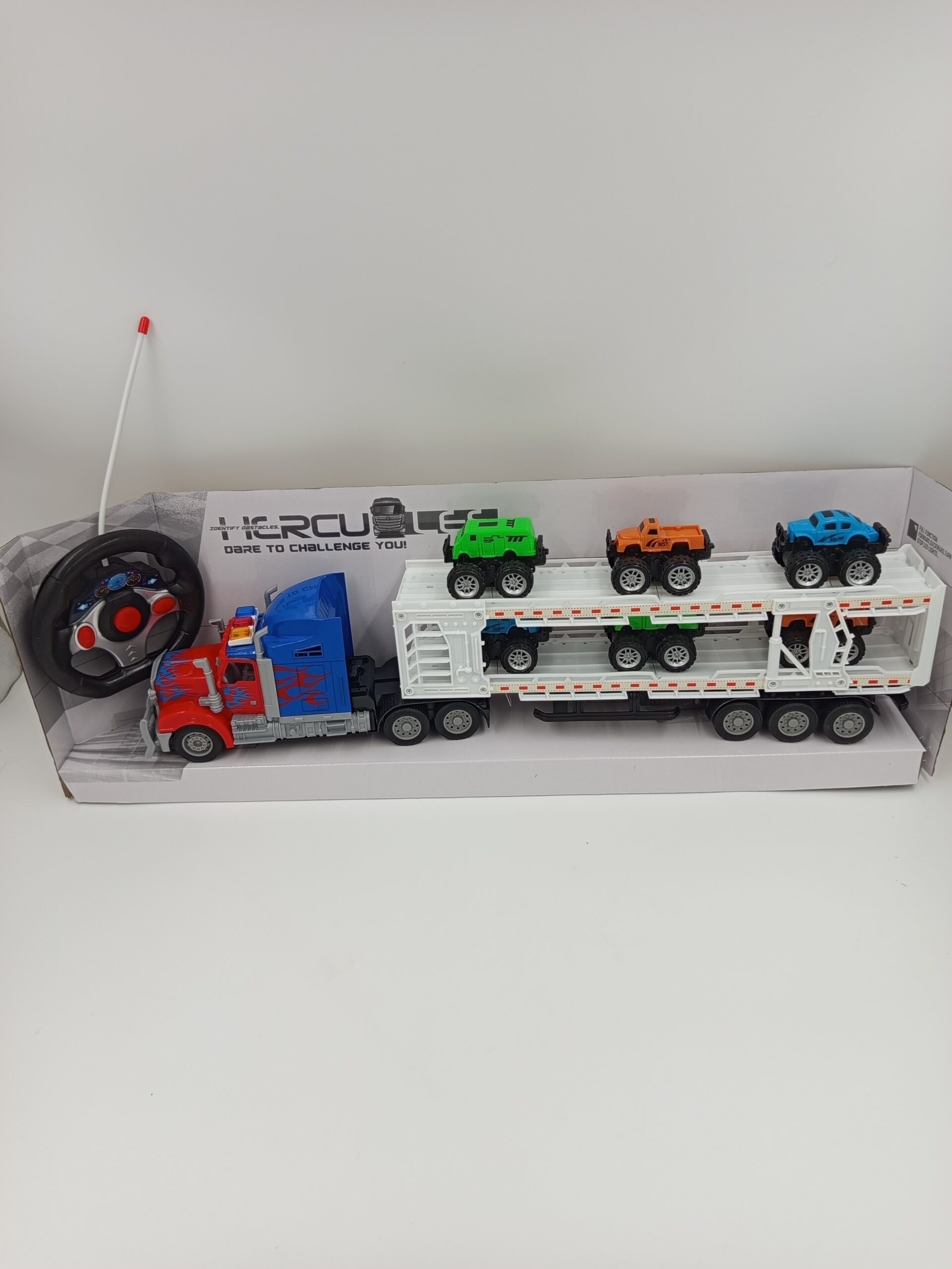Tir z Lawetą i Samochodami Zdalnie Sterowany Hercules RC